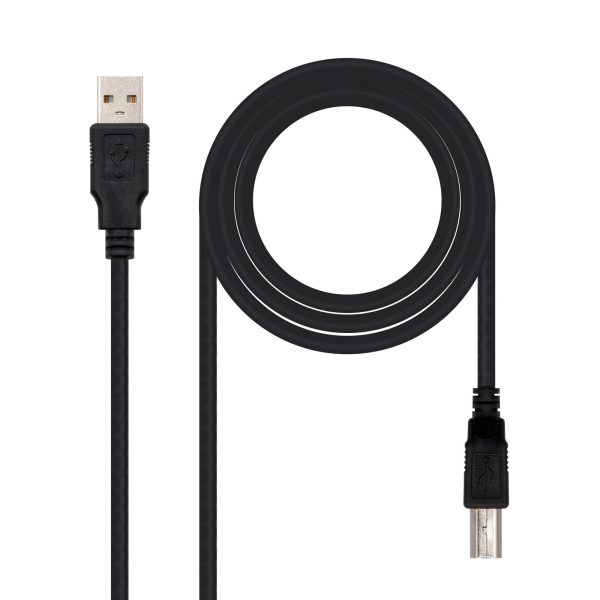 CABLE USB 2.0 IMPRESORA TIPO A/M-B/M, NEGRO 3.0 M