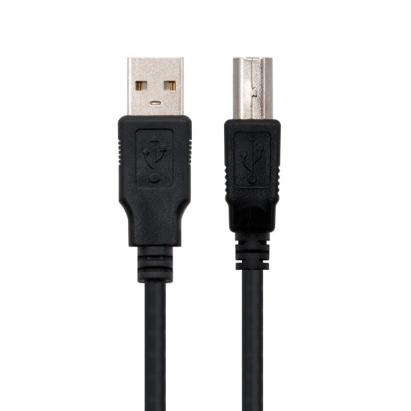 CABLE USB 2.0 IMPRESORA TIPO A/M-B/M, NEGRO 3.0 M - Imagen 2