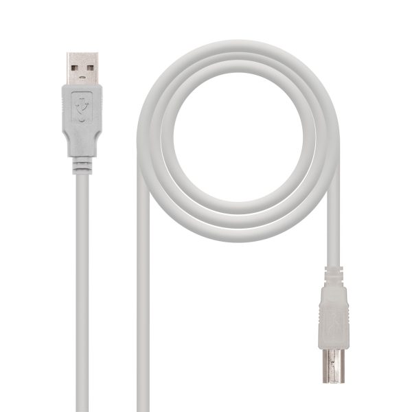 CABLE USB 2.0 IMPRESORA TIPO A/M-B/M, 1.8 M