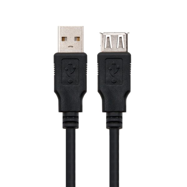 CABLE USB 2.0, TIPO A/M-A/H, NEGRO, 1.0 M - Imagen 2