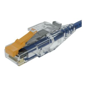 Kordz PRO SlimCat™ RJ45 Crimp Connector, Cat6, 28AWG, clear, box of 100 pcs